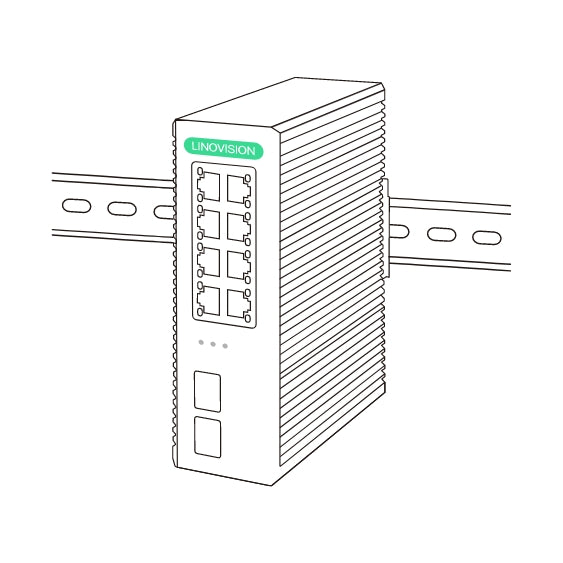 Linovision DC-DC Booster PoE Switches