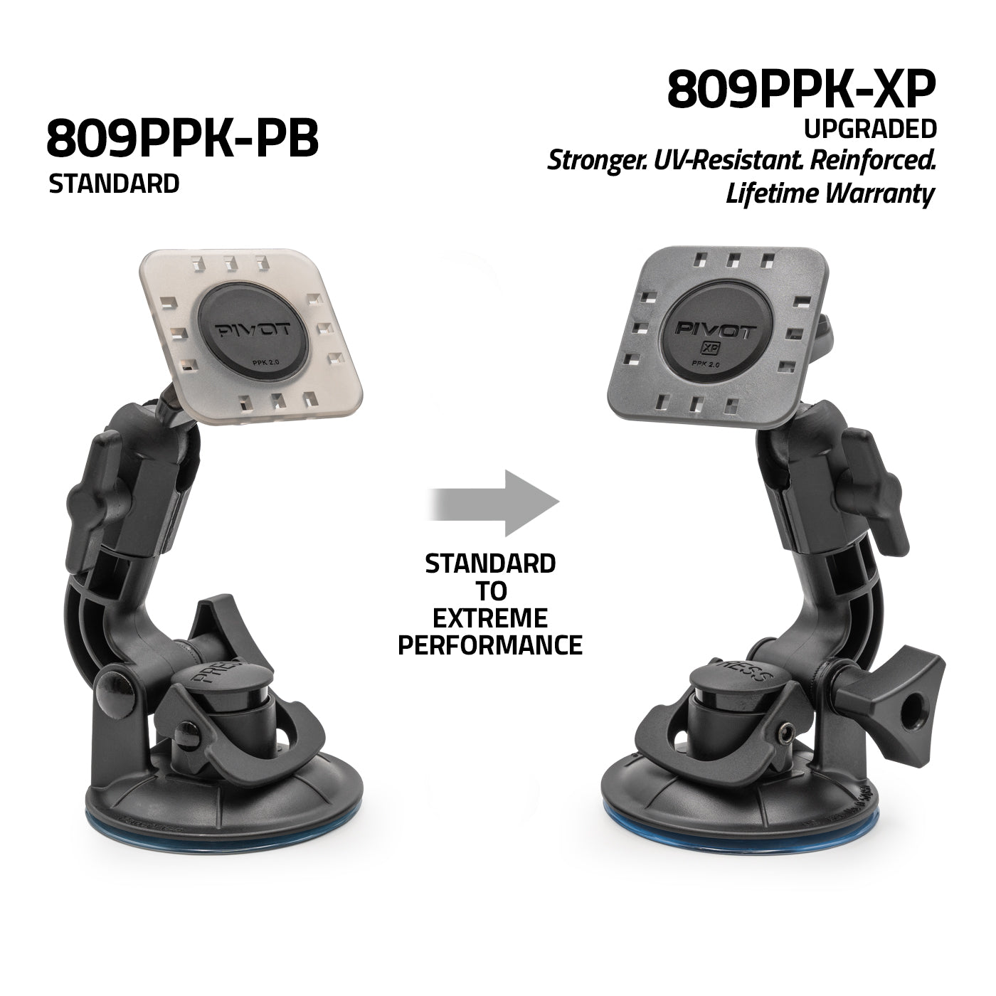 PIVOT PPK-XP Heavy-Duty Cockpit Suction Mount