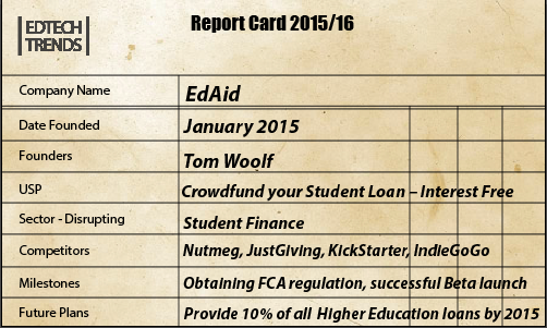 EdAid Card Screenshot